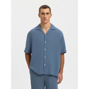 Selected Homme Relaxed Fit Short Sleeve Resort Shirt